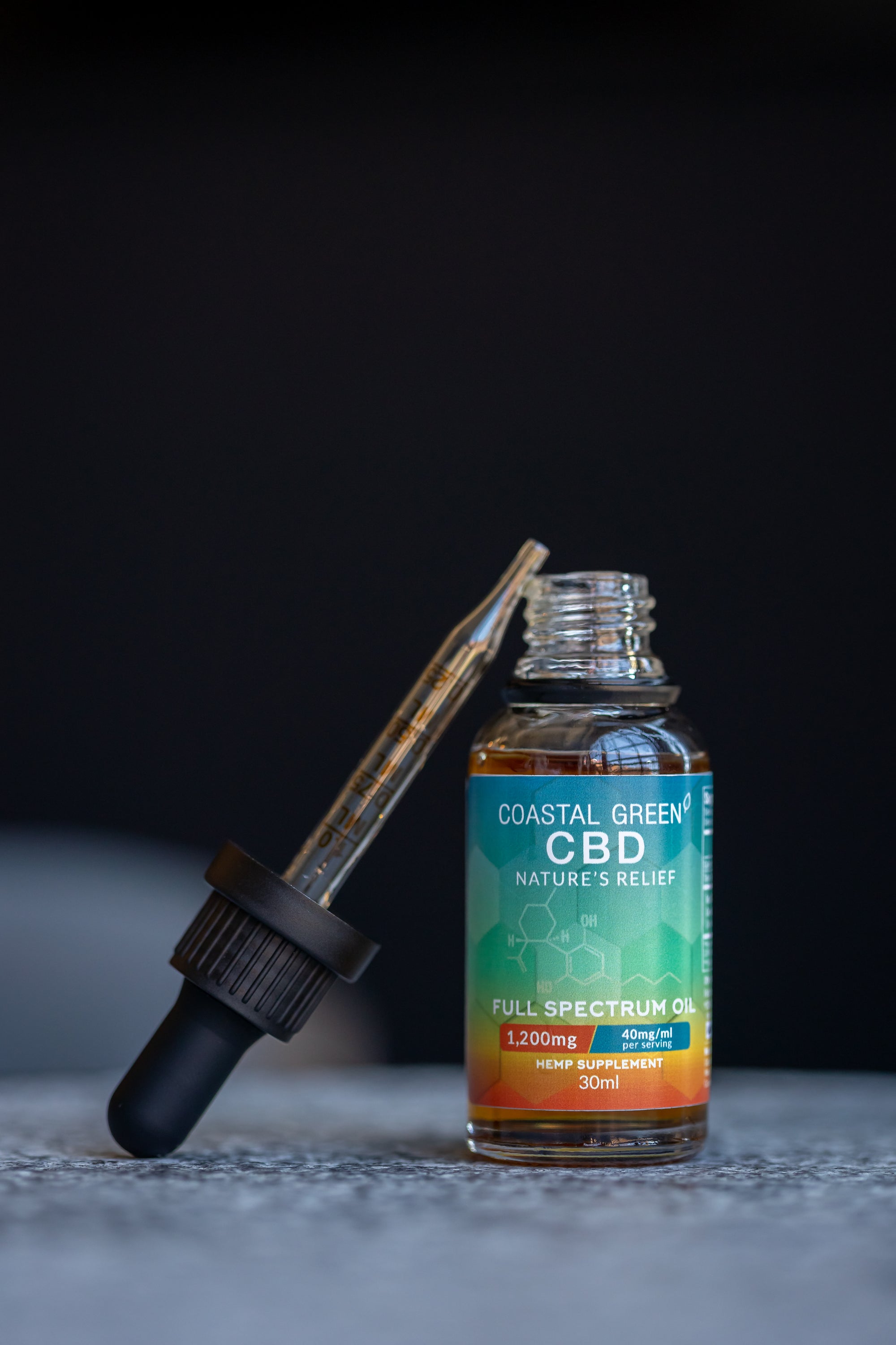 1200mg Full Spectrum CBD Oil Coastal Green CBD