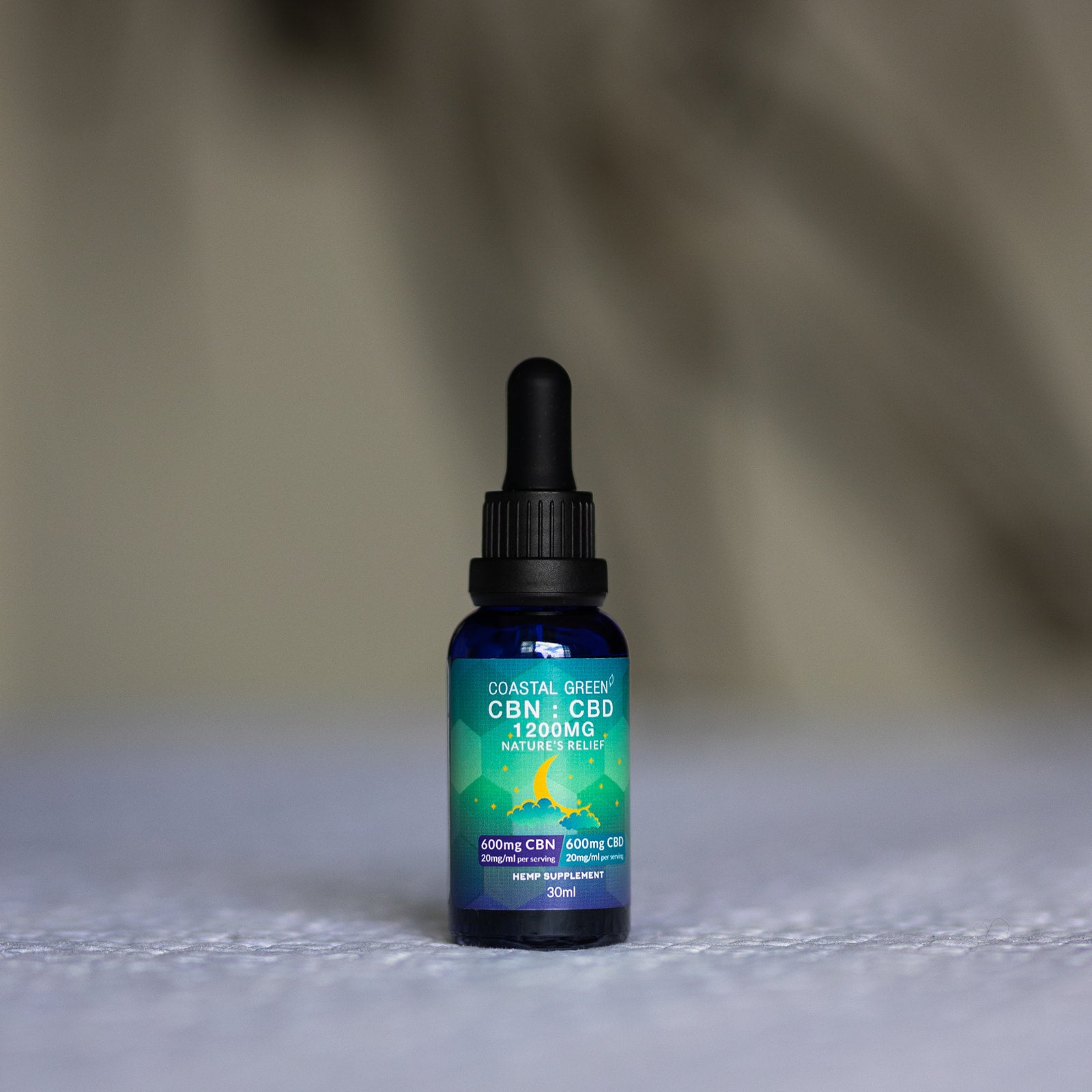Coastal Green PM Indica CBN : CBD 1200mg Sleep Tincture