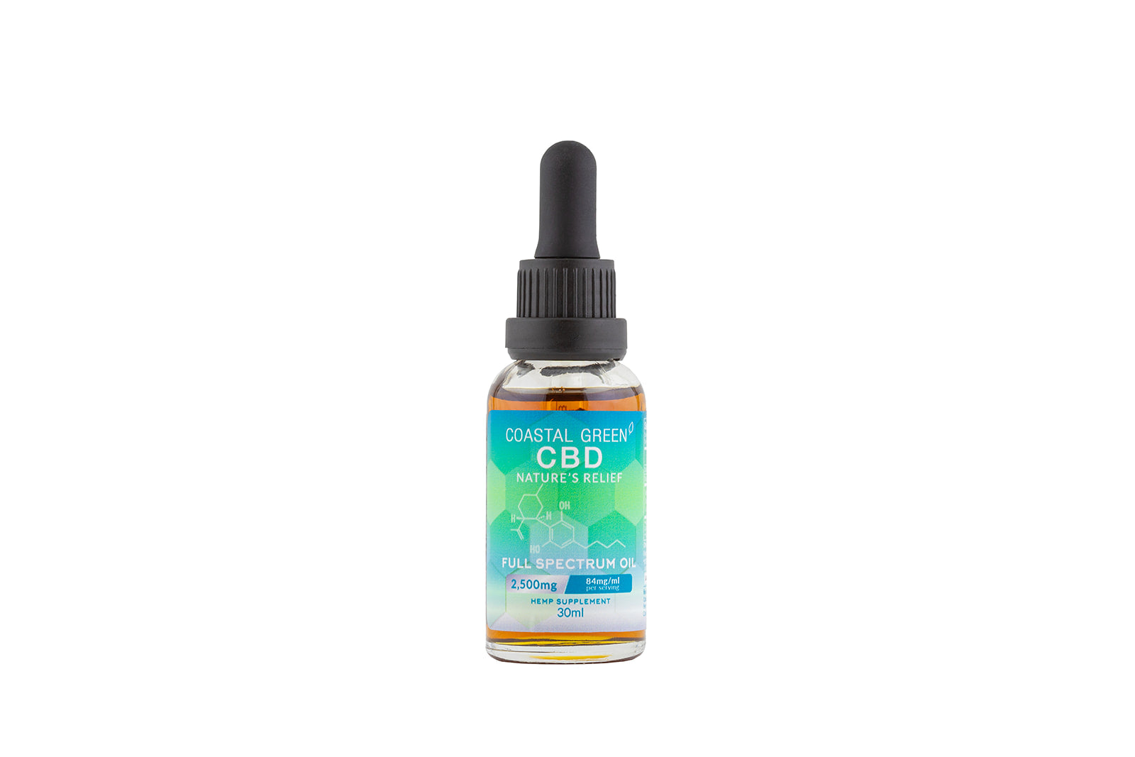 2500mg Full Spectrum CBD Oil Coastal Green CBD
