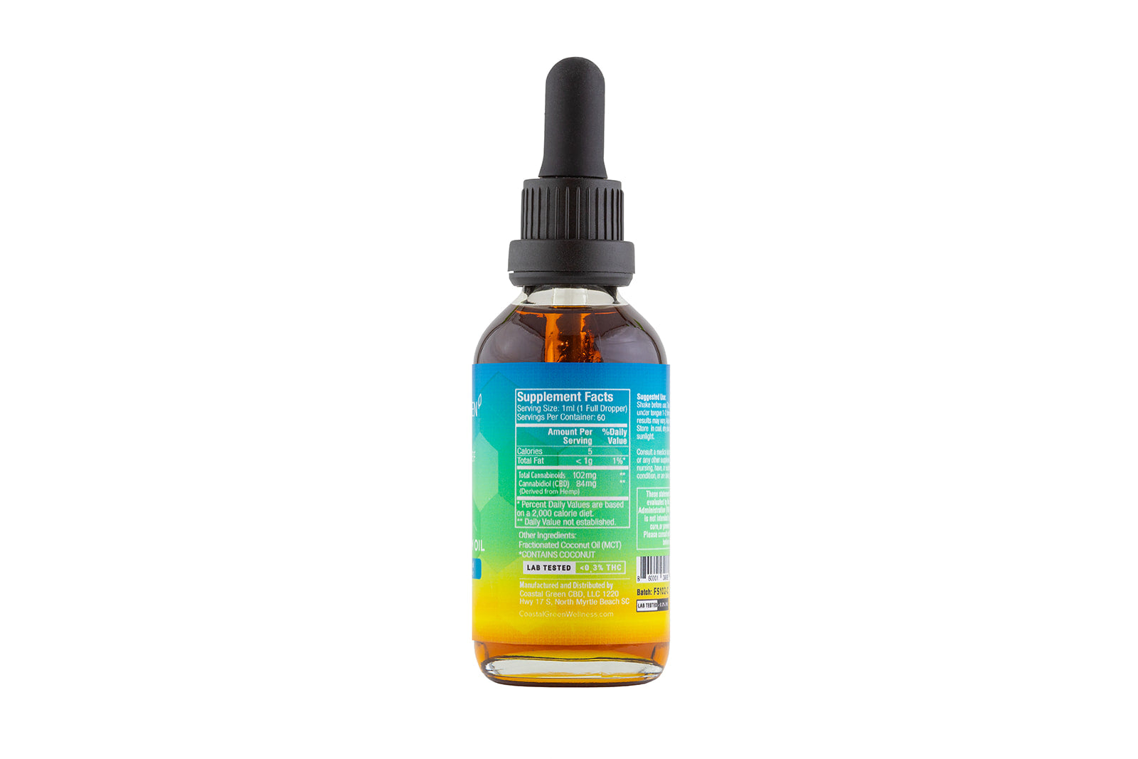 5000mg Full Spectrum CBD Oil Coastal Green CBD