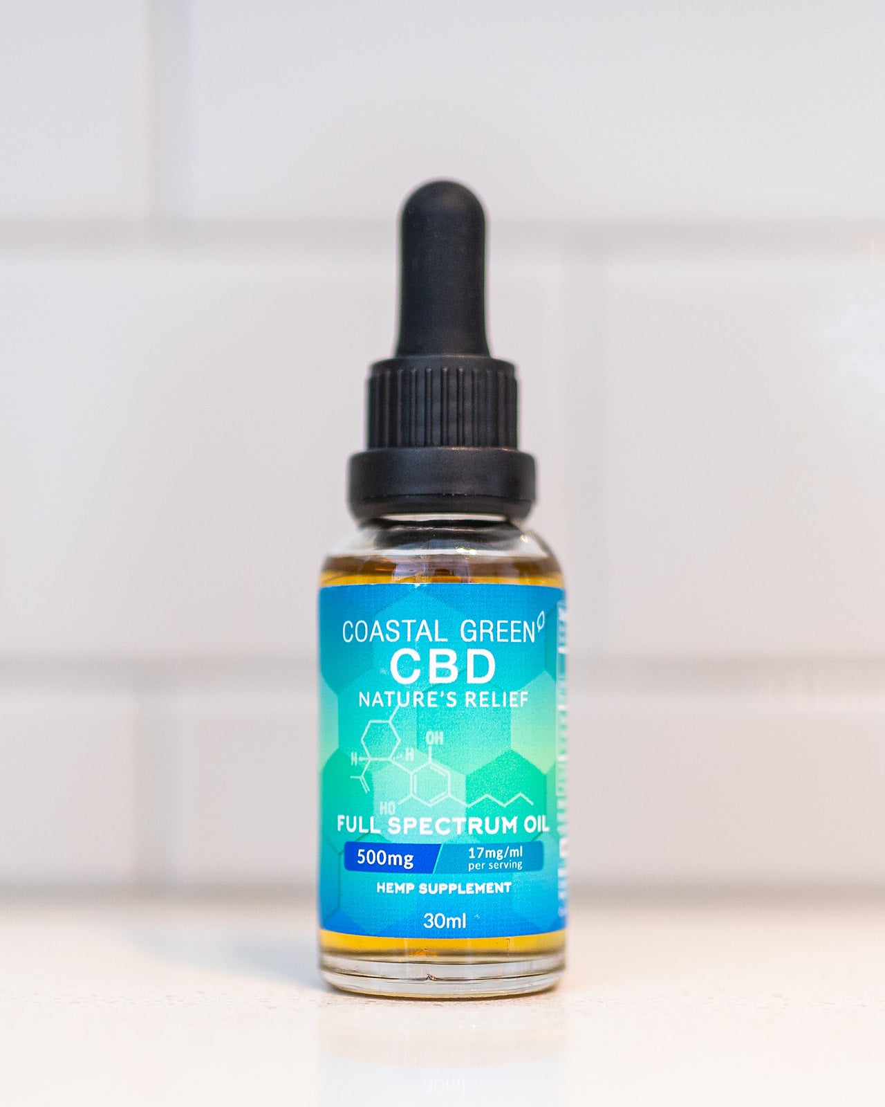 500mg Full Spectrum CBD Oil Coastal Green CBD