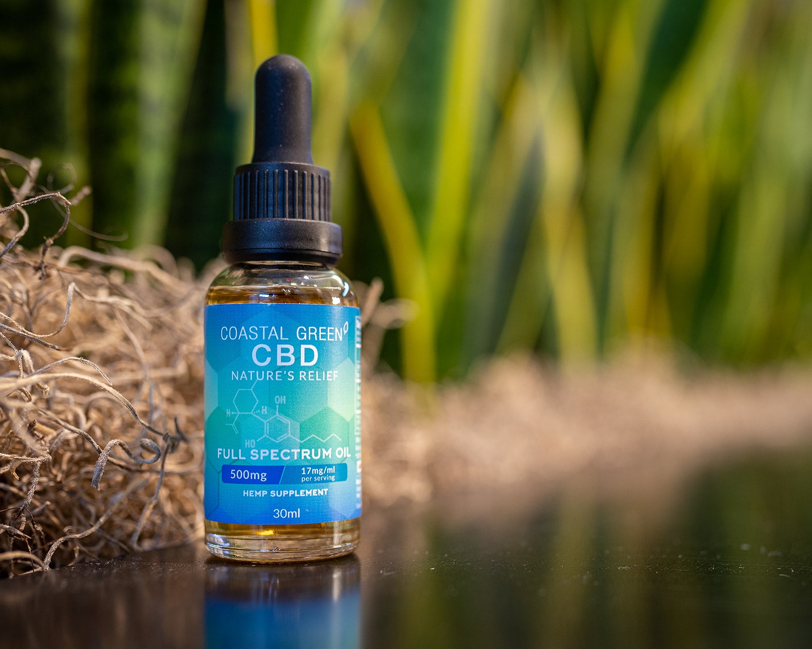 500mg Full Spectrum CBD Oil Coastal Green CBD